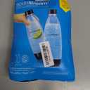 sodastream 1L Twin Pack Dishwasher Safe Slim Bottle (Black)