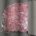 120 Pcs Mini Pink Bows for Crafts with Self-Adhesive Dot, 1.57" Small Satin Ribbon Bows for Gift Wrapping Cake Decorations Sewing Scrapbook Card Making Wedding Bow Party Decoration