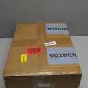 Masupu Sofa Arm Tray Table - 360 Swivel Height Adjustable End Table, Small Snack Side Table for Couch, C Shaped Table for Bed, Chair or TV Tray Table(Marble White and Gold)