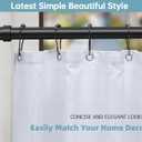 BRIOFOX Tension Curtain Rod Adjustable 32 to 62 inch - Spring Tension Shower Curtain Rod for Window or Bathroom No Drilling Non Slip, Matte Black