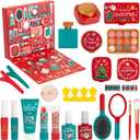 Advent Calendar 2025 Girls Pretend Play Fake Makeup Toys Stocking Stuffers Toys for Kids