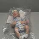 SCOM 20-Inch Realistic Reborn Baby Doll - Lifelike Vinyl Baby with Full Soft Body, Washable & Poseable Newborn Baby Doll, with Real Life 7-Piece Accessory Set - Safe Gift for Kids Ages 3+