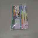 200 Sheets Horizontal Weekly Planner Sticky Notepad 2.8 x 9.5 Inch Adhesive Weekly Schedule Pad to Do List Notepad Weekly Calendar Pad for Planner Reminder Studying Office School Supplies (Colorful)