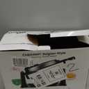 Chefman Rotating Belgian Waffle Maker, 180 Flip Iron w/ Non-Stick Plates, Adjustable Timer, Locking Lid, & Drip Plate, Space Saving Storage, Mess-Free Breakfast, Stainless Steel/Black