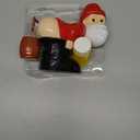 Santa Bubble Butt Blower, Santa Claus Farting Bubble Machine, Funny Automatic Blowing Blower with Music Flashing Lights Colorful Bubbles