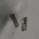 uxcell 2Pcs Left Handed Lift Off Hinges, Black Iron, 2" Detachable, Quiet & Smooth Rotation