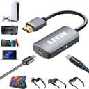 HDMI to USB C Adapter (4K@60Hz) Portable Monitor, AR Glasses XREAL OneAir 2 Pro/VITURE Pro/RayNeo Air 2s/Rokid, HDMI Male(Source) to USB C Female(Display) Laptop,Switch,ROG Ally,Steam Deck,PS4/5,Xbox (HDMI male to USB C female)