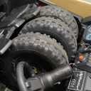 Firstness 24V Electric Remote Control Ride on Cars for Kids Ages 3-8, Black, 46.9 inches x 30.7 inches x 29.9 inches