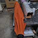 Midtown Umbrellas Lean - 9 Ft Patio Umbrella, Terracotta Canopy