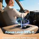 Car and Home Diffuser Smart Air Freshener, Auto On/Off, Cordless & Portable, Works Silently, Refill Oil Aroma with 120Days Long-Lasting Scent, Travle Gifts for Men, Easter's Day-Forest