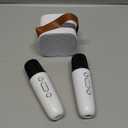 YLL Mini Karaoke Machine for Kids Adults, Portable Bluetooth Speaker with 2 Wireless Microphones,Toys Birthday Gifts for Girls 3, 4, 5, 6, 7, 8, 9, 10, 11, 12+ Years Old Toddler Teens(White)