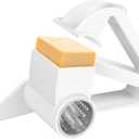 Cheese Grater Rotary Cheese Grater with Handle - Multi-Purpose Kitchen Grater for Hard Cheese, Vegetables, Chocolate