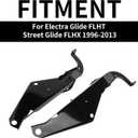 Batwing Head Outer Fairing Support Bracket for Electra Glide FLHT 1996-2013 - PSLER Support Bracket Heavy Duty Aerodynamic Wing Spoiler Trim Accessories for Electra Glide FLHT Street Glide FLHX