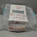 Sterilite 1427CLR Stack & Carry - 2 Layer Box, Clear Lid & Blue Handle, See-through layers