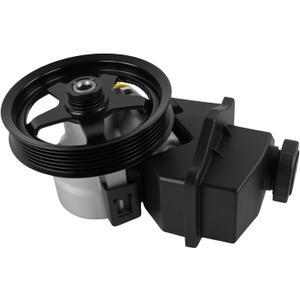 Power Steering Pump with Pulley with Reservoir Compatible with 2006-2011 Impala, 2006-2007 Monte Carlo Power Assist Pump Replace # 20-69989, 15267585, 88964571