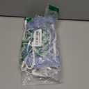 ZAFUL Women's Sexy Halter Bikini Sets Bow Decor Eyelet Openwork Bikini Swimsuits Tie Side Triangle Bathing Suits (1-b-Light Blue, S)