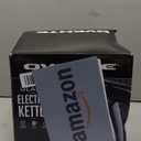 OVENTE Electric Kettle, 1.5L Borosilicate Glass Countertop Water Heater and Boiler for Coffee or Tea, BPA-Free, Auto Shut-Off, Boil-Dry Protection, Removable and Washable Spout Filter, Black KG83B (1.6 Quarts)