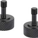 CAMVATE 1/4"-20 Thread Thumb Screw Cup Head for DSLR Camera Cage Kit Accessories (A Packet of 2 Pieces) - 3060