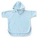 Natemia Hooded Towel Poncho 100% Organic Cotton - Kids & Toddler Beach Towel with Hood - GOTS Certified - Gentle on Sensitive Skin - Cozy Swim & Bath Towel for Boys, Girls - Perfect Registry Gift (4-6T, Blue)