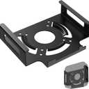 Mac mini M2 Mount for Mac mini 2011 to 2023 M2 Pro Behind Monitor, Under Desk, Wall Mount Stand Compatible with VESA Hole Ventilated and Anti-Scratch Design (Black)