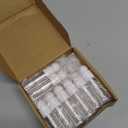 COSIDEA 16pcs Empty 5ml white lip gloss tubes with big wand large 0.17 oz deo foot brush lipgloss tube container for lip oil