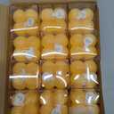 MTLEE 24 Sets Here Comes the Son Baby Shower Favors Small Bubble Candle for Guests Tea Candles Bulk with Stylish Ribbons Cards Gifts Party Decoration(Yellow, Sun)