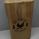 Chicken Feeder and Chicken Waterer Set (3 Gallon/26 Pounds) - Hanging Automatic Chicken Feeder No Waste - Chicken Coop Accessories - Poultry Waterer