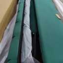 Meridian Furniture Kiki Collection Modern | Contemporary Velvet Upholsterd Bed with Channel Tufting, Siderails and Footboard Storage Compartments, King, Green