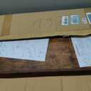 Wire Shelf Covers for Pantry, Premium Engineered Wood Shelf Covers for Wire Shelving, Wire Rack Covers for Closet, Laundry Room, Easy Assembly, Rustic Brown (4pcs, 35" W x 16" D), Pending Patent