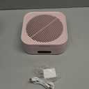 Air Purifiers for Home, TDBYWAE Air Purifier for Bedroom Up to 600 ft, H13 True HEPA Air Purifier for Pets Dust Dander Pollen Odor Smoke, with New Quiet Wind Wheel System, for Desk/Car/TravelPink