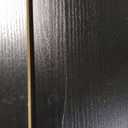 GarveeHome Dining Table Set for 4, Kitchen Table with 2 Upholstered Benches, Wood Kitchen Dining Room Set, for Small Space, Apartment, Home, Dinner, Retro Black