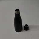 BJPKPK Insulated Water Bottle 12oz Small Stainless Steel Water Bottles Reusable Metal Thermal Keep Cold and Hot,Midnight Black