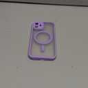 TOCOL Magnetic for iPhone 12 Case, Upgraded [Full Camera Protection] [Compatible with Magsafe] [15FT Military Grade Protection] Bumper for iPhone 12 6.1, Light Purple