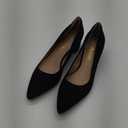 DREAM PAIRS Womens Chunky Low Block Heels Closed Toe Dress Pumps Shoes (10, Black/Nubuck/Pu)