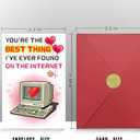 5 x Valentines Day Card for Husband, Funny & Romantic Anniversary Card for Men or Women, I Love You Card gift for Him,Her, Boyfriend or Girlfriend, Double-Sided (03)