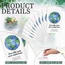 Spakon 200 Pcs Earth Day Giveaways Seed Packets Bulk for Earth Day Gifts Self Adhesive Seed Envelopes Environmental Favors for Events (No Seeds)
