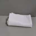 Surmente Square Tablecloth for Square or Round Tables 100% Polyester 85x85 Inch Table Cloth for Weddings, Banquets, or Restaurants (White)