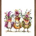 Funny Chicken Signs Chicken Coop Signs I Just Want To Work In My Garden And Hang Out With My Chickens Tin Signs for Home Farmhouse Garden Decor (8 X 12 Inch)