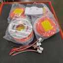 Kidde Hardwired Smoke Detector, 10-Year Battery Backup, Interconnectable, LED Warning Light Indicators, 4 Pack