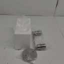 10.2 Brushed Nickel 2 Light Vanity Light with Clear Glass Shade