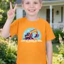 Boys T Shirts Pure Combed Cotton Short Sleeve Graphic 2-Pack Tee Size 2-16Y
