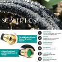 10 FT Soaker Hose 1/2" Heavy Duty Garden Hose to Save 70% Water Drip Irrigation Kit for Lawn/Yard Landscaping Beds (10FT)
