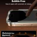 UNBREAKcable 2PCS Screen Protector for iPhone 16 Pro Max - 1 Privacy Tempered Glass+1 Clear Glass Double Shatterproof [Installation Frame] [9H Hardness] [Case Friendly] Anti-Scratch iPhone 6.9 inch