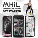 MhIL Workout Gloves for Women – Breathable Gym Gloves for Women with Palm Protection and Enhanced Grip – Padded Weight Lifting Glove for Womens with Wrist Wraps Support Weightlifting Exercise Cycling