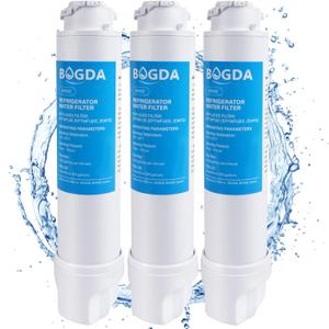 BOGDA Water Filter Fit for EPTWFU01 Frigi-Daire Replacement 3 count, Compatible with Pure-Source Ultra 2, EWF-02, 012505454226, 4562222, Multiple Filtration and Drink Clear, White