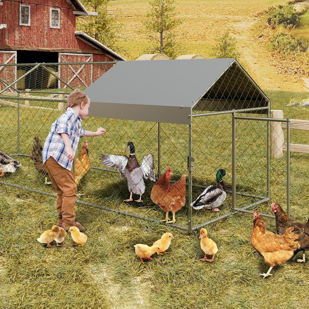 80"×40" Chicken Coop Black