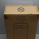 BestOffice | 13 Gallon Trash Can with Lid | Automatic Touchless Garbage Can | Odor Control | Modern Oval Design | Easy to Clean | Stainless Steel | Fits Any Kitchen, Bathroom, Office or Home