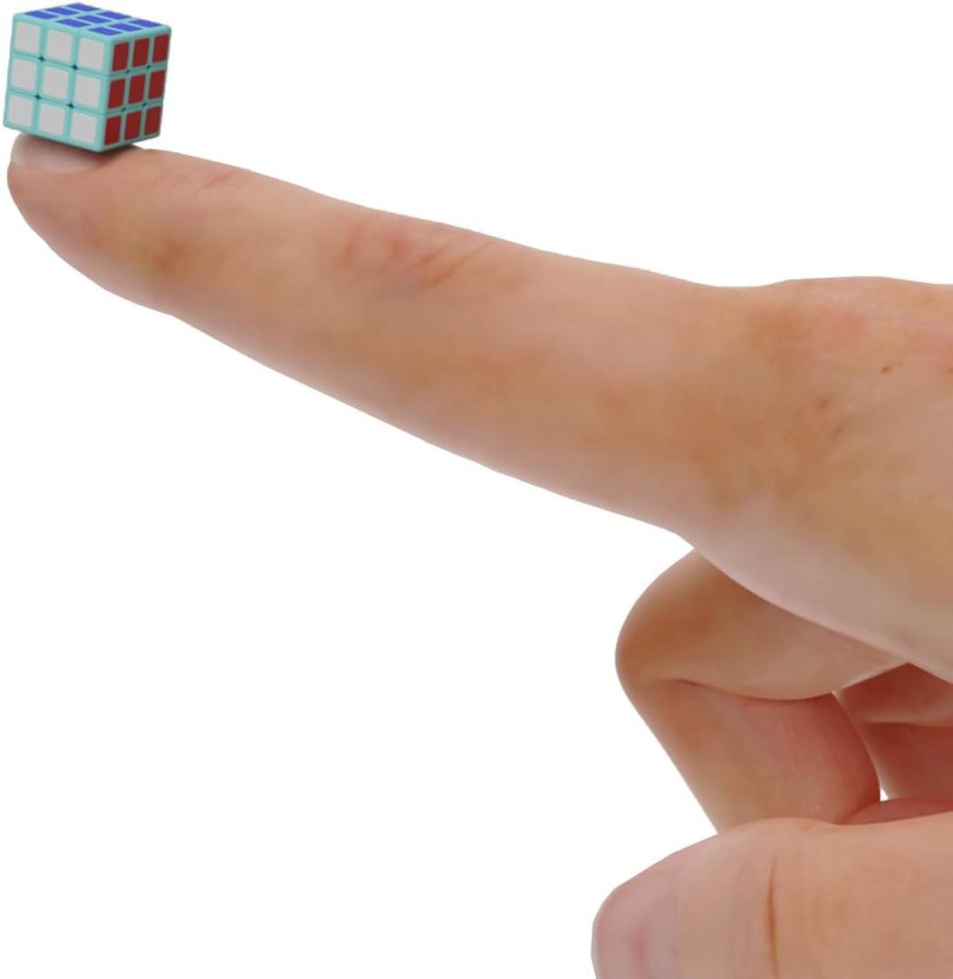 Mini Cube 3x3 - Cube Lab 1x1x1cm Tiny Cube 3x3x3 | Small Smooth Magic Cube Smallest Cube Miniature Speed Cube Puzzle Toy Gift for Cube Enthusiast,Kids and Adults