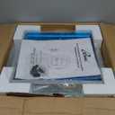 iLIVING 12" Wall Mounted Shutter Exhaust Fan, Automatic Shutter, with Thermostat and Variable Speed controller, 0.6A, 960 CFM, 1400 SQF Coverage Area Silver (ILG8SF12V-ST)