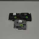 Labelife 18mm Black Label Tape TZe-345 Replacement for Brother P Touch Label Tape 18mm 0.7 Laminated White on Black TZe TZ Tape TZe345 for Brother PT-D400 PT-D410 PT-D600 PT-D610BT Label Maker, 3-Pack